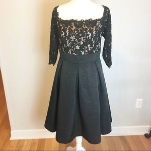 Vintage Eliza J Black Lacey Dress